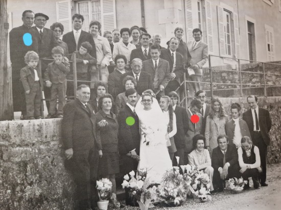 N149 Mercury retour de Claude Pinget un ancien pensionnaire pour son mariage en1967 chez l'Abbé Garin
